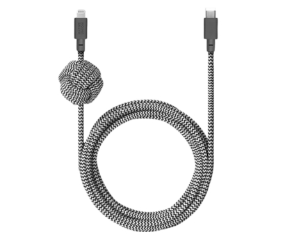 Kabel Lightning Native Union Night Cable USB-C – Lightning 3m zebra